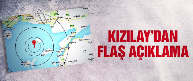 Kızılay'dan flaş açıklama!