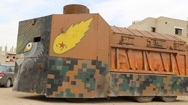 Rojava'da el yapımı Kürt tankları!