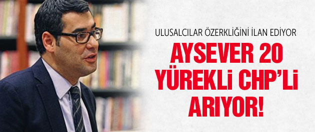 Enver Aysever'den CHP'ye alternatif aday çağrısı!