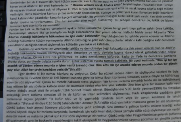 Cami cemaatine esrarengiz not