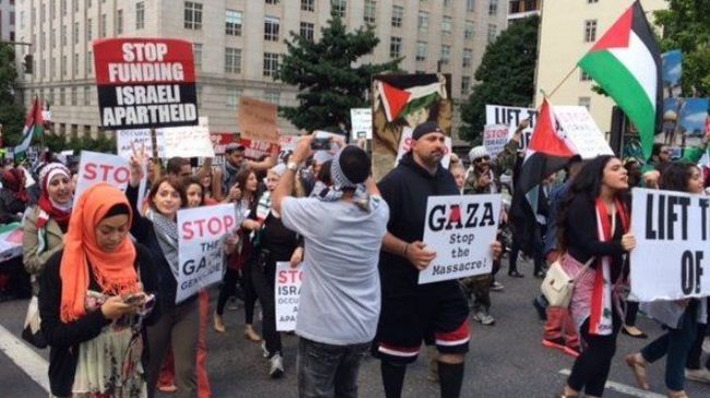 Gazze'ye Bir Destek de Portland'dan Geldi