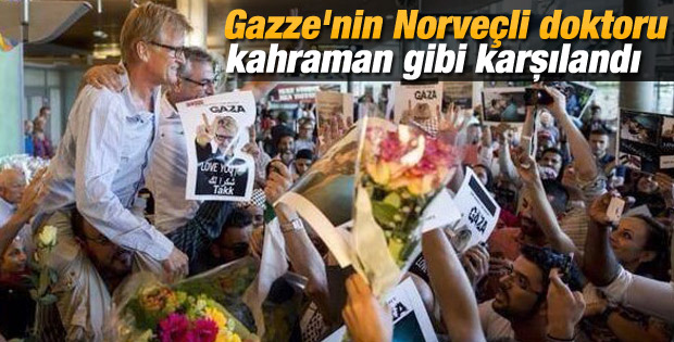 Norveçli doktor Mads Gilbert Gazze'den döndü