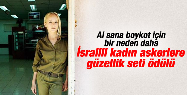 Kozmetik markasından İsrailli askerlere güzellik seti