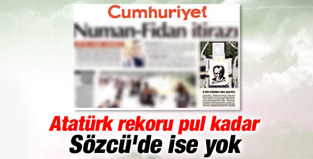 Cumhuriyet Atatürk rekorunu küçük gördü