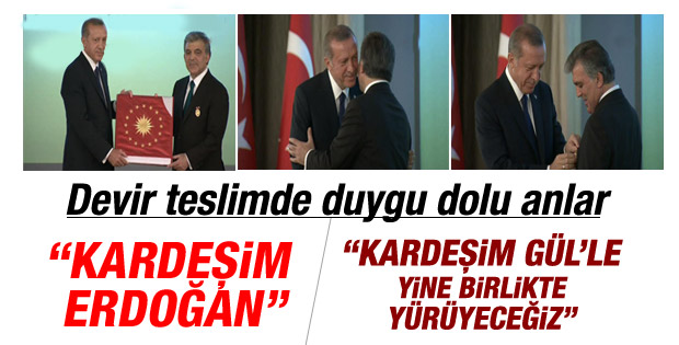 Devir teslimde duygu dolu anlar İZLE