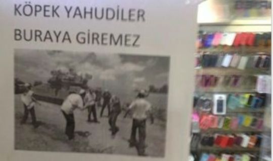 Eminönü'nde Siyonistlere Anlamlı Tepki