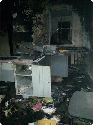 Nablus'un Güneyinde Filistinlilere Ait Okul Kundaklandı