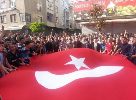 İstanbul'da Kobani Protestosuna Polis Müdahalesi-FOTO
