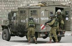 Bir İsrail askeri aracı tahrip edildi