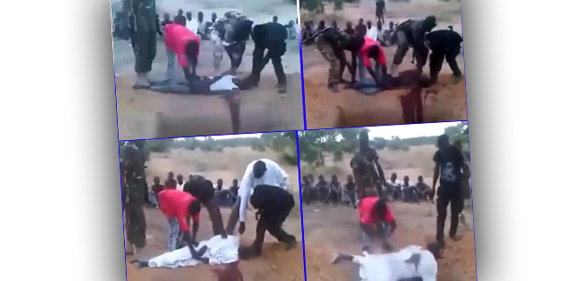 Hristiyan terörü hem kafa kesiyor hem can çektiriyor