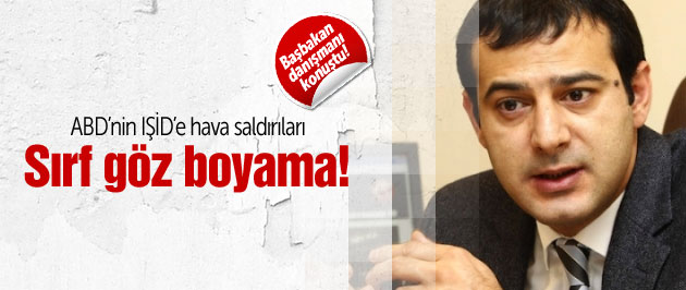 Başbakan'ın danışmanından ABD'nin Kobani operasyonu için olay sözler