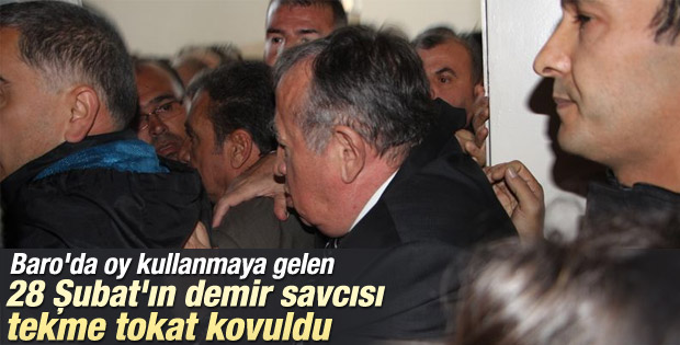 Nuh Mete Yüksel'e Ankara Barosu'nda yumruklu saldırı