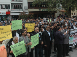 PKK Vahşeti Gaziantep'te Protesto Edildi