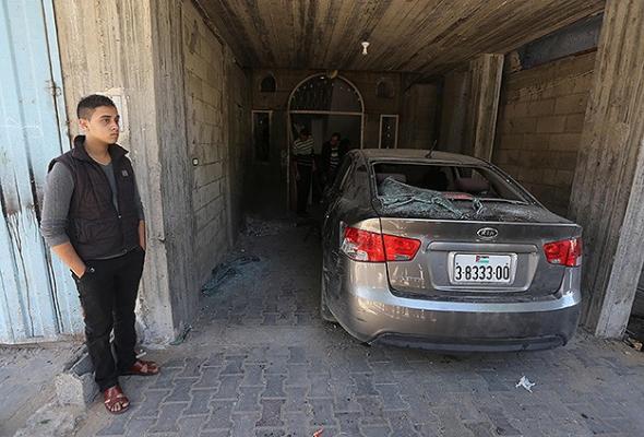 Gazze'de Fetih yetkililerinin evlerine saldırı