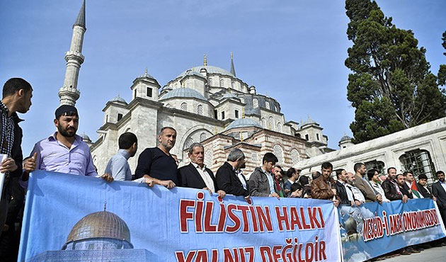 Türkiye genelinde Mescid-i Aksa için gösteriler