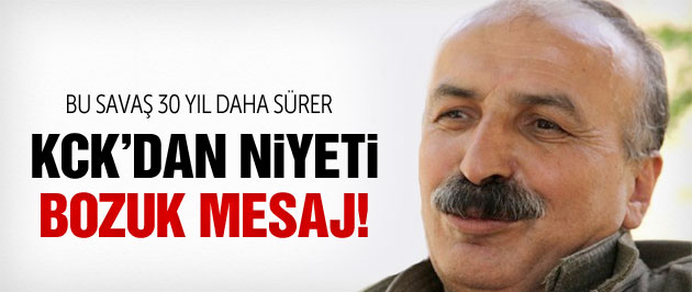 KCK'dan silah bırakma iddiasına yalanlama