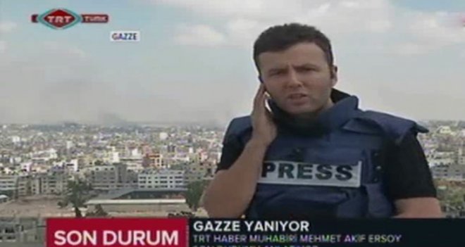 TRT Gazze Muhabiri Ersoy'a Büyük Komplo
