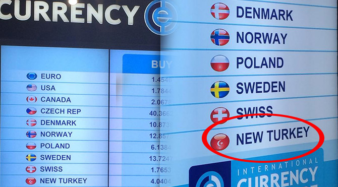 Havaalanı Tabelasında "New Turkey" Yazınca...