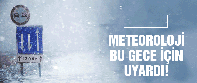 Kar geliyor! Meteoroloji son dakika uyardı
