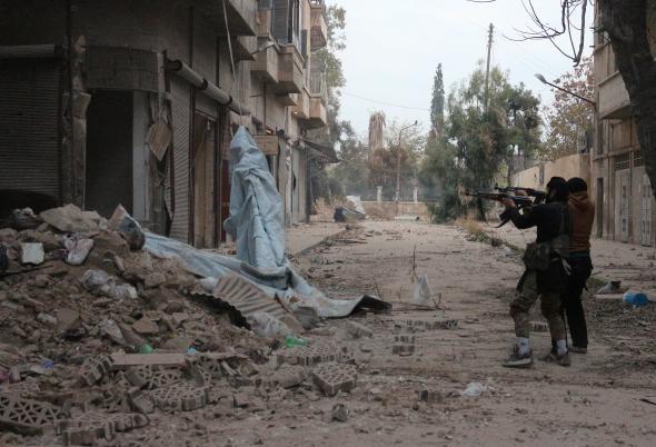 Halep'te rejim Güçleri iki Beldeyi Geri Aldı