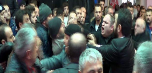 MHP'de yine yumruklar konuştu!