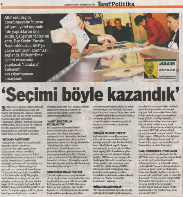 Taraf gazetesi fena çuvalladı