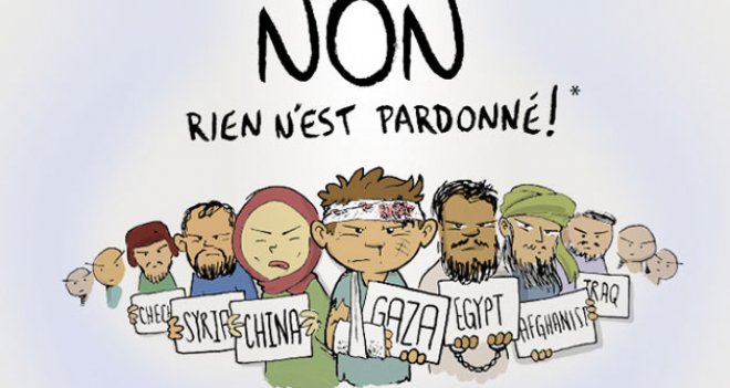 CafCaf Charlie Hebdo'yu Fena Kapak'ladı