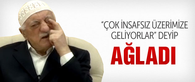 Fethullah Gülen: Çok Üzerimize Geliyorlar