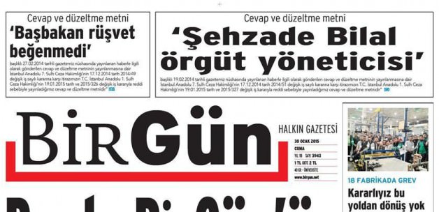 Sürmanşetinden İki Tekzip Birden Yayınlandı