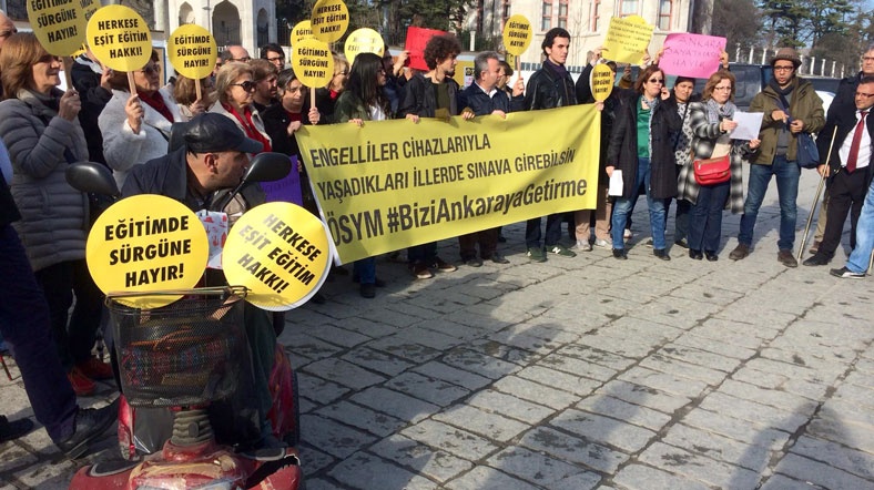 Engellilerin Zorlu Sınav Yolu