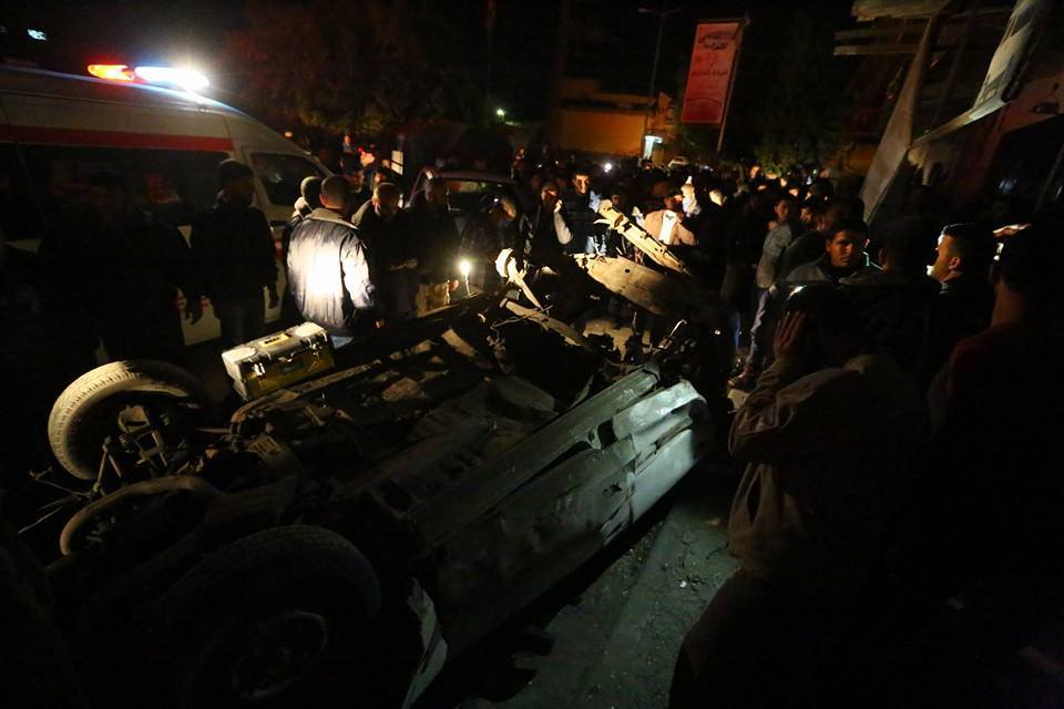 Gazze’de Hamas Liderinin Aracına Bombalı Saldırı-FOTO