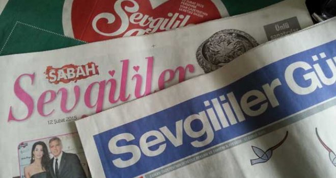 Muhafazakar gazetelerin 'Sevgililer Günü' İlgisi