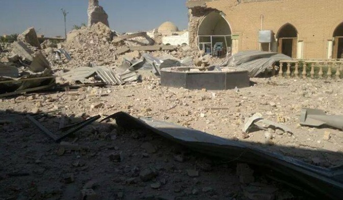 IŞİD, Anbar'daki Hazreti Ömer Camii'ni Bombaladı