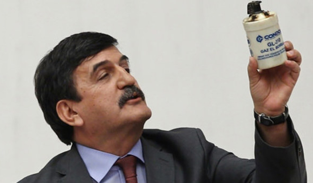 CHP'li vekil: Polis tarihi geçmiş gaz bombası kullanıyor