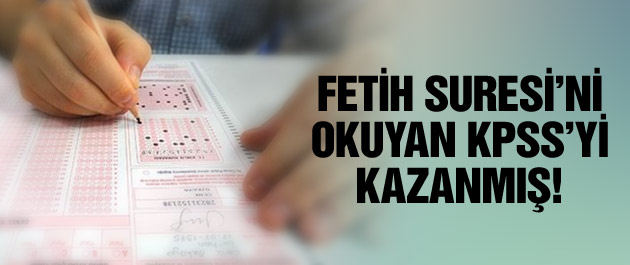 Fetih Suresiyle Soru Dağıtmışlar