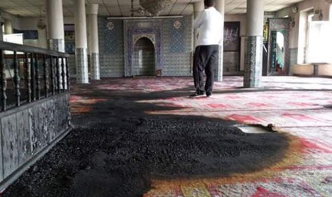Almanya'da Cami Kundaklandı