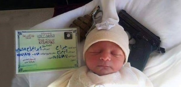 IŞİD  Şimdide Bebekleri Kulanıyor