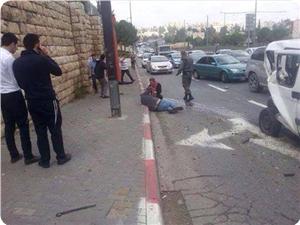 İşgal Polisine Yapılan Araçlı  Eylemde 1 Kişi Yaralandı