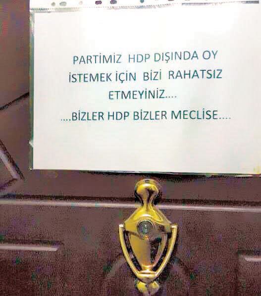 HDP'den Tehdit Mesajları