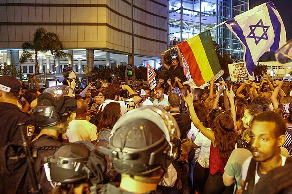 İsrail'de Irkçılık Karşıtı Protesto