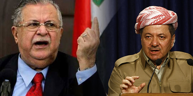 Barzani ve Talabani Karşı Karşıya