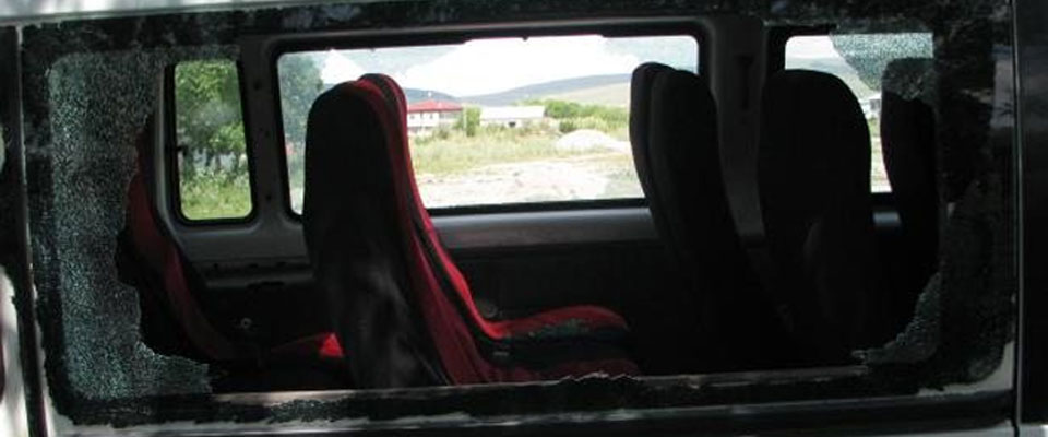 PKK Ardahan'da Minibüs Taradı