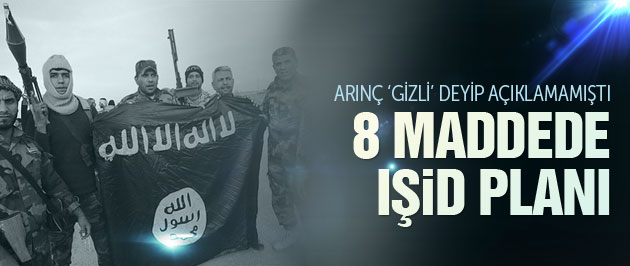 Türkiye'nin 8  Maddelik İŞİD Planı