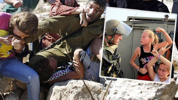 Siyonist Teröriste Direnen Kız Tanıdık Çıktı !