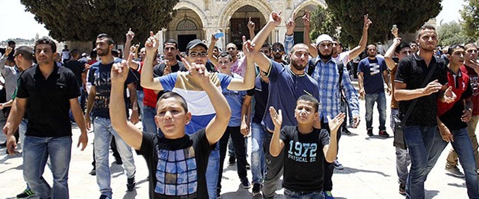 Kudüs'ün Gençleri Aksa için 'Tek Vücut'