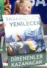 Sakarya Başörtüsü Platformu"ndan 84.Başörtüsü Eylemi