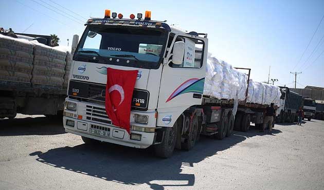 Siyonistler Filistin'e Giden Yardımlara El Koyuyuyor