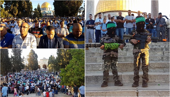 Mescid-i Aksa'da Bayram Coskusu (FOTO)-(VİDEO)