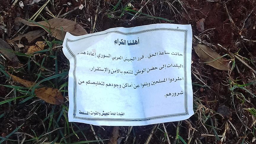 Katil Esad'dan Türkmenelere Tehdit