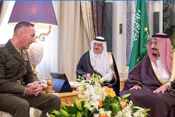 ABD Genel Kurmay Başkanı Suud'ta  Kral Nişanı Aldı